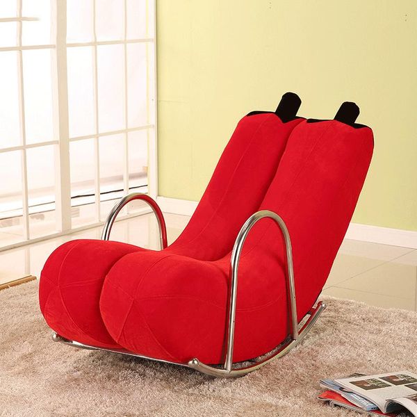 

camp furniture creative single lazy sofa banana recliner rocking chair personality cute bedroom modern small apartment