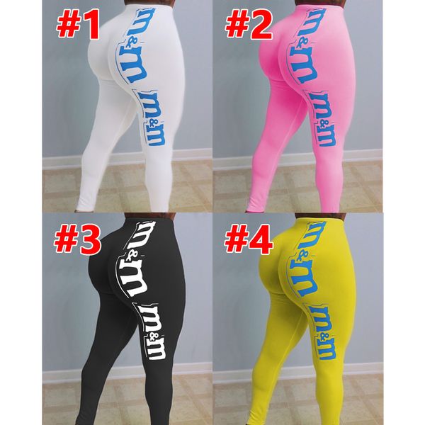 Mix 4 Styles Yoga Women Pantaloni attillati da donna Stampa Bottino traspirante Aderente Sexy Fitness di alta qualità Skinny Pronto per la spedizione