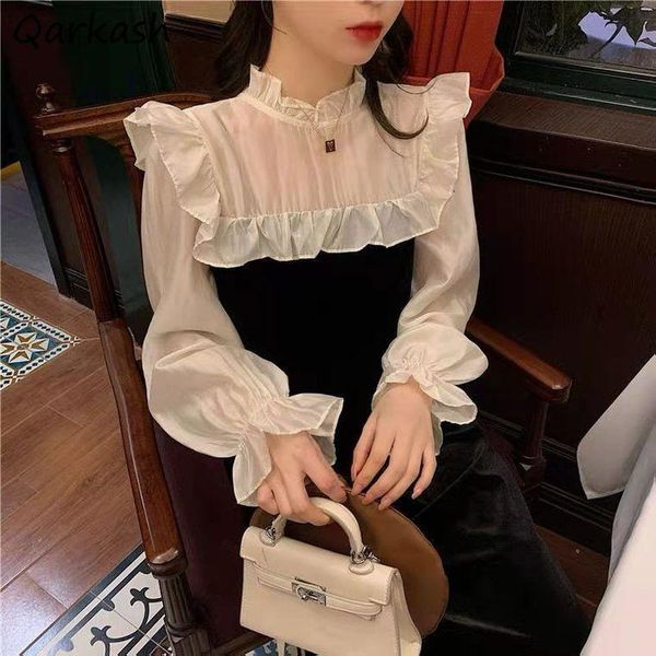 

casual dresses velvet women ruffles fit vintage trendy elegant ladies soft simple party mujer vestidos cozy flare sleeve, Black;gray