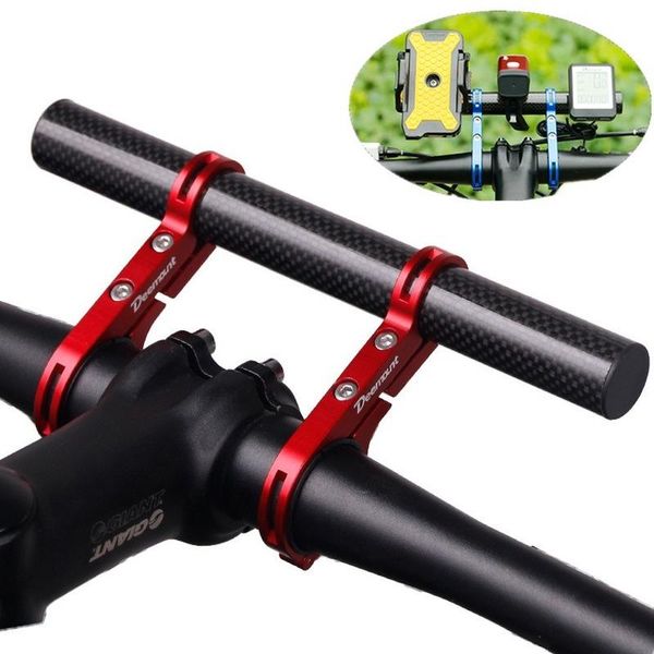 

car & truck racks bicycle handlebar carbon fiber extender bike lamp holder handle bar mount bracket accessories