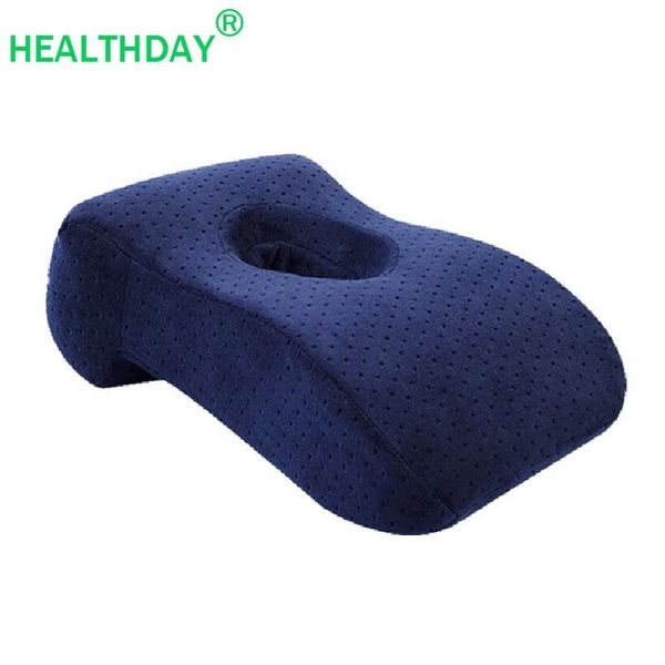 

pillow orthopedics velvet fabric nap bamboo charcoal memory foam comfortable care vertebral office train table