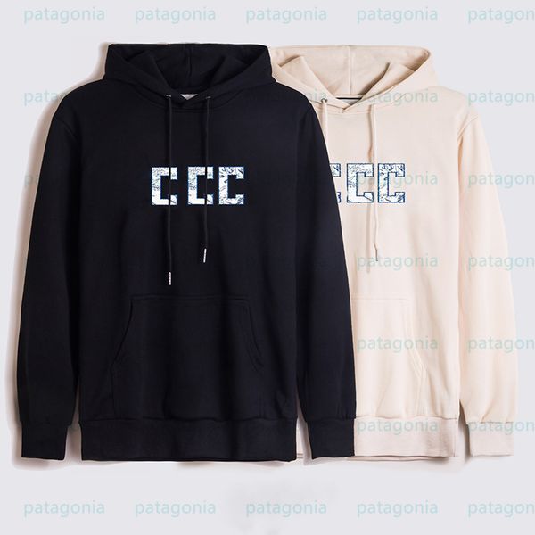 

men woman letter printed hoodies man trends long sleeve sweatshirt couples black beige casual sweater s-2xl