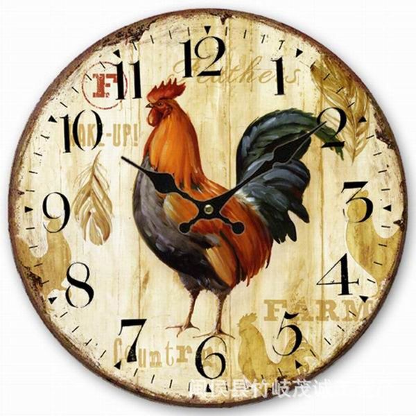 

wall clocks retro clock wood silent watches living room large vintage home decor bedroom kitchen decoration