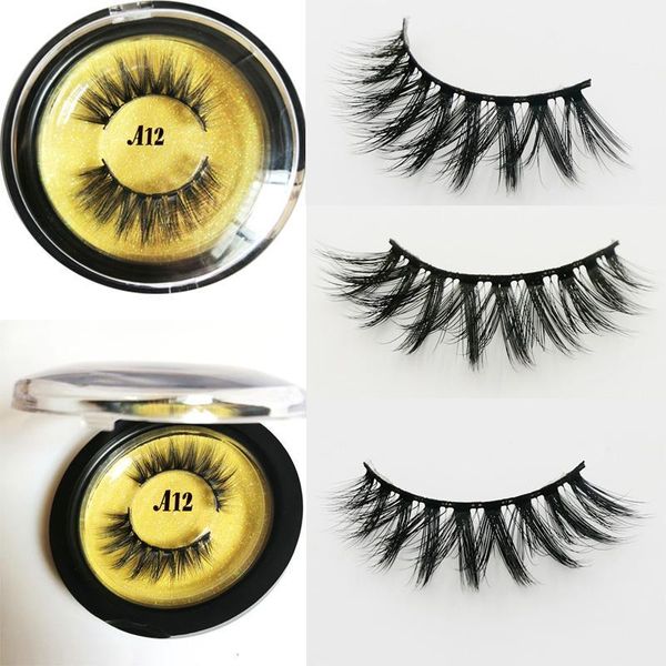 

mink eyelash false eyelashes natural long fake extension thick cross faux 3d 211