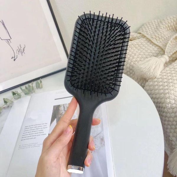 

hair brushes air cushion comb anti-static straight comfortable home salon diy hairdressing antistatic tools, Silver