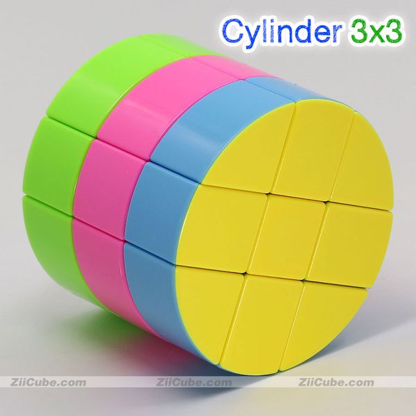 

magic cube ziicube cubes cylinder 3x3x3 cylindrical shaped puzzles 3x3 professional educational toy game anti stress toys game