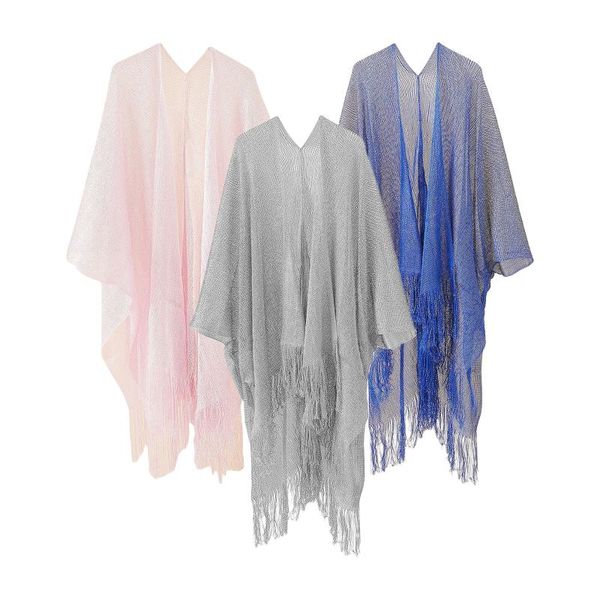 

women's swimwear summer women cover ups loose open front kimono cardigan shawl swimsuit wrap, White;black