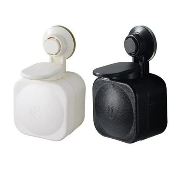 

2pcs liquid soap dispenser wall mounted square bathroom accessories dispensers