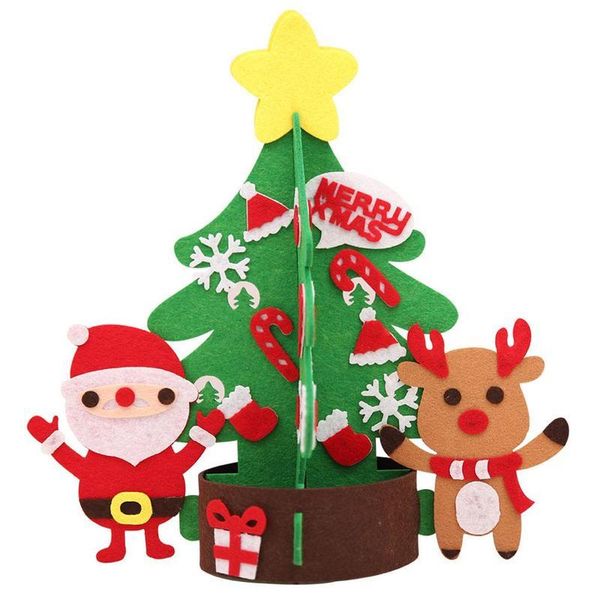 

christmas decorations ornaments children's toys gifts holiday creative tree kindergarten diy handmade fabric product