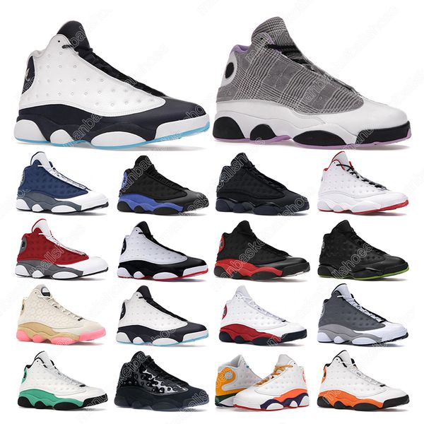

with socks men basketball shoes 13s 13 court purple red flint hyper royal black cat bred houndstooth womens mens trainers sports sneakers