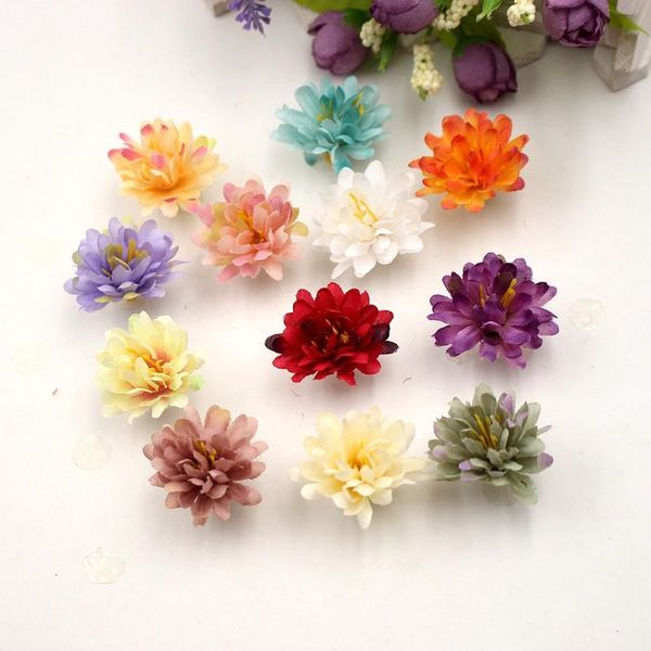 

decorative flowers & wreaths 20pcs 3cm artificialflower simulation chrysanthemumflowers wedding decoration home living room party diy handma