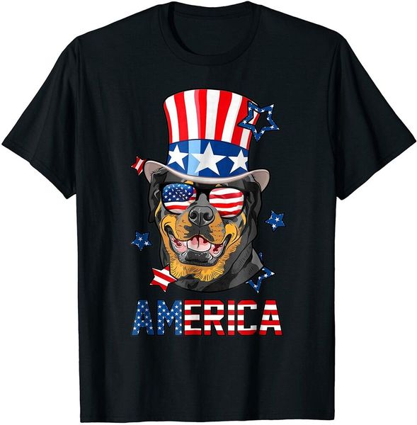 

rottweiler t-shirt american flag 4th of july patriotic dog size s-5xl, White;black