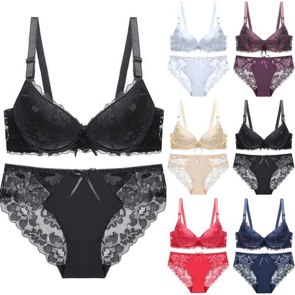 

bras sets thin lace bra set women underwear lingerie open nightwear & brief vintage biquini lenceria mujer, Red;black
