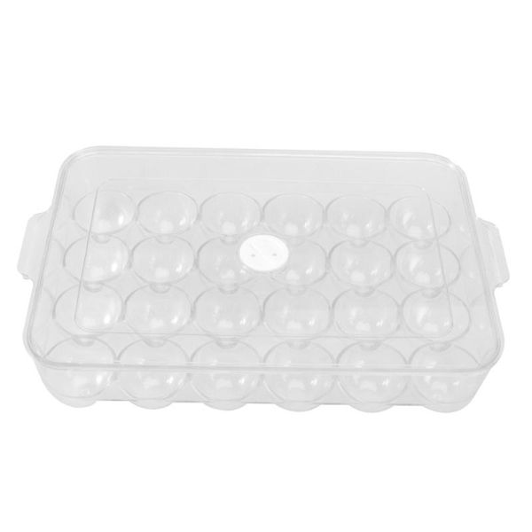 

storage bottles & jars 1pc japanese kitchen egg box 24-grid case preservation
