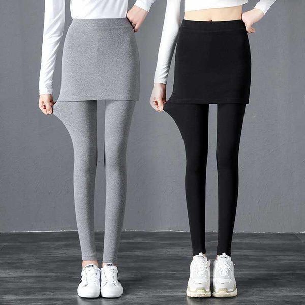 

women's leggings spring and summer cotton thin underpants with open crotch, invisible zipper full crotch for outdoor dating, Black