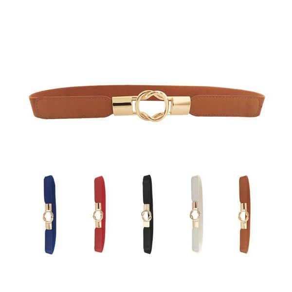 

belts women leather thin belt metal simple hook buckle adjustable waist strap for trouser dress brand designer decoration waistban, Black;brown