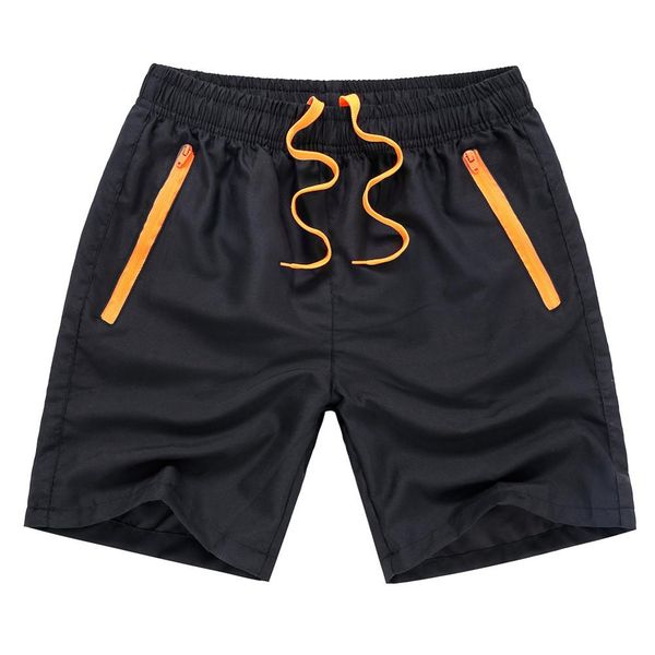 

summer men shorts sports running quick drying sport elastic pocket drawstring pool beach trunks shorts for mans clothing, White;black