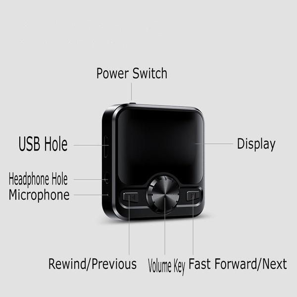 

digital voice recorder bluetooth hifi mp3 player audio dictaphone mini recording device professional sound record