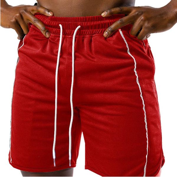 

men's shorts 2021 fashion summer men sports beach cotton bodybuilding sweatpants fitness short jogger casual gyms, White;black