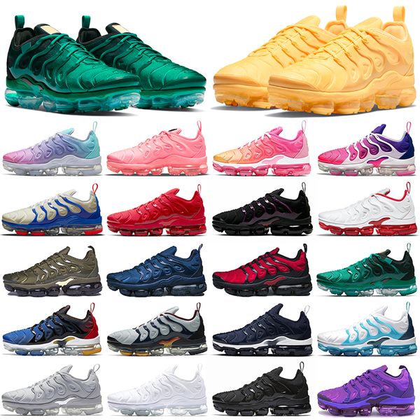 

plus tn running shoes men women triple black coquettish purple cherry yolk bubblegum pastel womens outdoor sports trainers sneakers walking