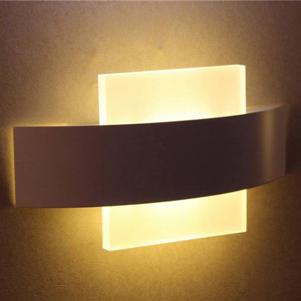 

wall lamp modern led sconce living room foyer bedroom bathroom light round square