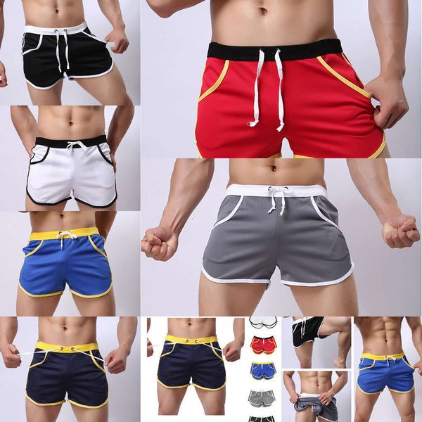 

beach shorts men 2021men's summer swimming pants quick dry swim running gym man plus size trunks