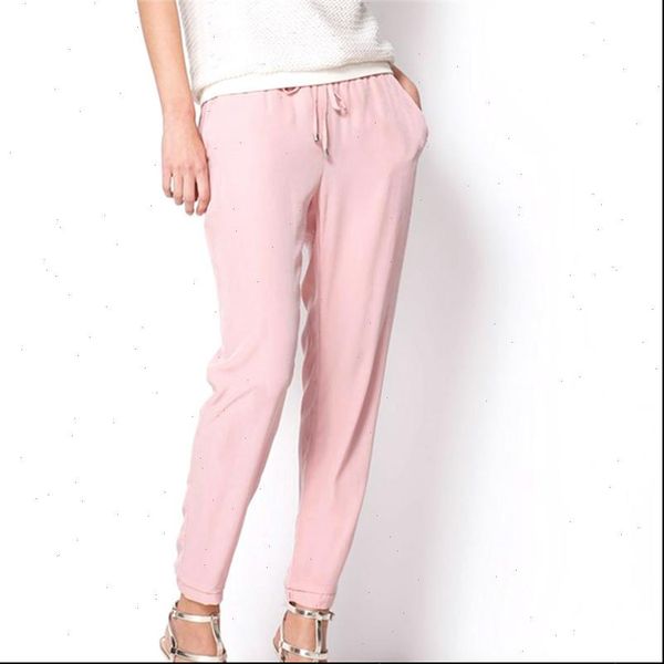 

american original womens jeans order fashion women leisure strappy pants elastic waist bright more colors summer spring high quality, Blue