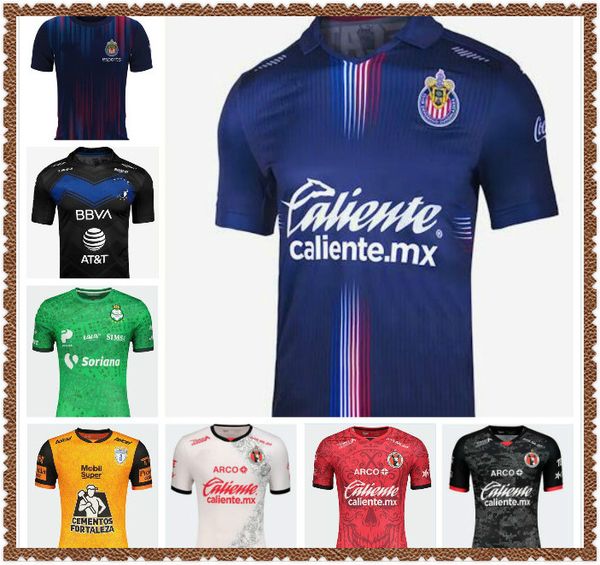 

2021 2022 chivas soccer jerseys third 21 22 liga mx club deportivo guadalajara football shirt a.vega macias u.antuna men uniform, Black;yellow