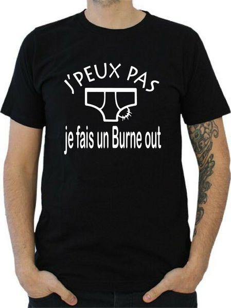 

mens t-shirt i cannot i make a burne out, White;black