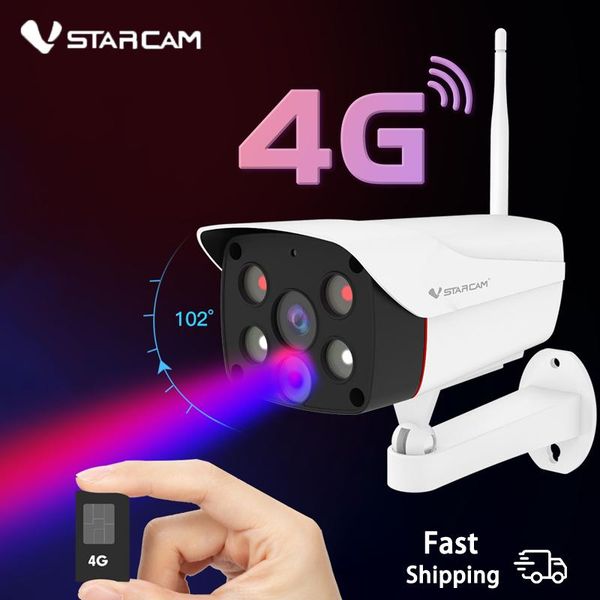 

cameras vstarcam 4g sim card ip66 waterproof camera hd wireless outdoor security monitor full color smart night vision cctv onvif