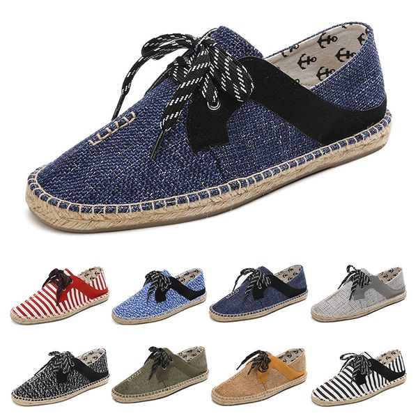 

canvas shoes breathable straw hemp rope mens womens big size 36-44 eur fashion breathable comfortable black white green casual nine