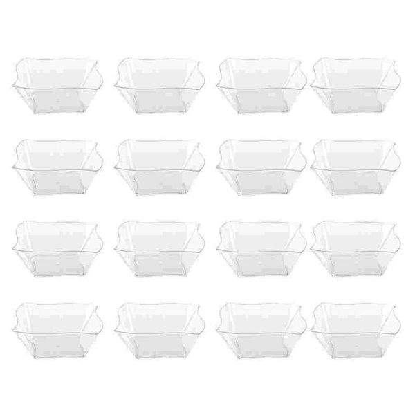 

disposable cups & straws 48pcs yogurt pudding mini mousse party cake storage plates