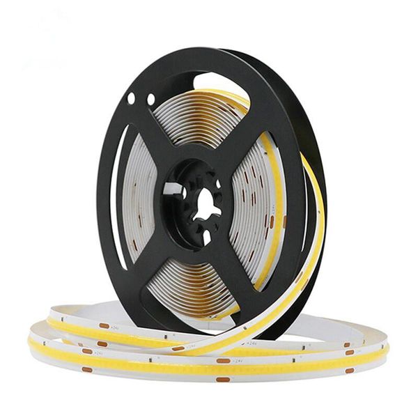 

strips cob strip light with 512 384leds/meter pcb width 8mm 14w/m 12v 24v led
