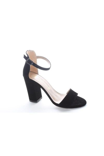 

cg109 women 's black high-heeled sandals