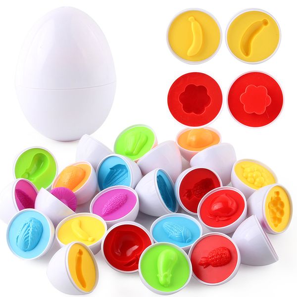 

Smart Paired Egg Puzzle Toy Figure Fruit Matching Eggs Early Education Kids Intelligence Learning Educational Toys