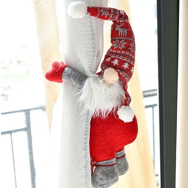 

other home decor christmas decorations elderly curtain buckle faceless doll door tie rope creative hanging room decoration