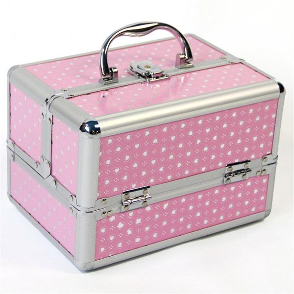 

storage boxes & bins 2021 cosmetic box multilayer women makeup 2 sizes bag make up organizer manicure organizador case