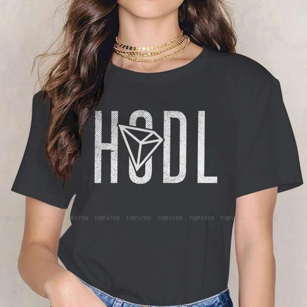 

women's t-shirt tron coin cryptocurrency miners girls t shirt hodle female harajuku kawaii teesÂ ladies 4xl cotton tshirt, White