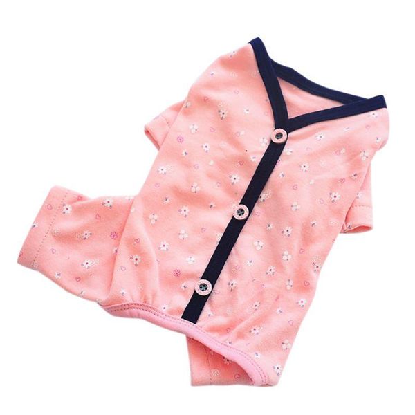 

dog apparel pajamas pet clothes jumpsuit cotton outfits for small coats soft puppy clothing outfit ropa para perro