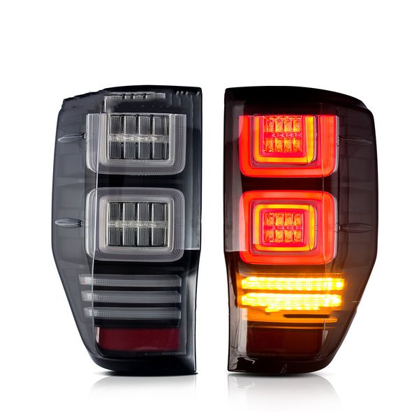 Bombilla de marcha atrás de automóvil para Ford Ranger, luces de circulación de coche, conjunto de luz trasera, lámpara de señal LED, luz de freno 2012-2018