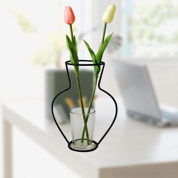 

iron shelving for dried flower vase garden modern brief creative decorations (pattern a) other home decor