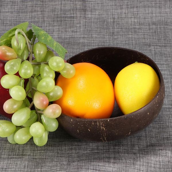 

bowls natural log bowl fruit salad plate decorative crafts coconut shell ice cream cup cutlery dessert container storage