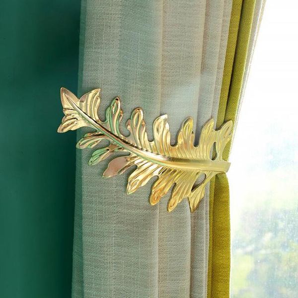 

other home decor fashion leaf wall hook european u-shaped hooks curtain buckle durable
