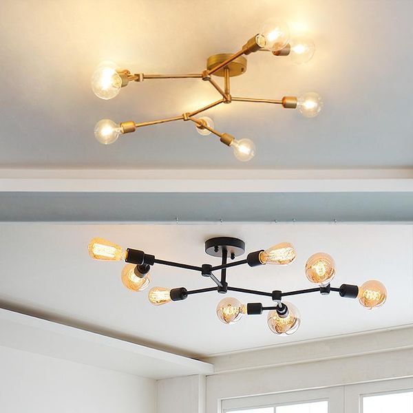 

pendant lamps modern luminaria pendente lampen industrieel crystal bedroom living room lustre