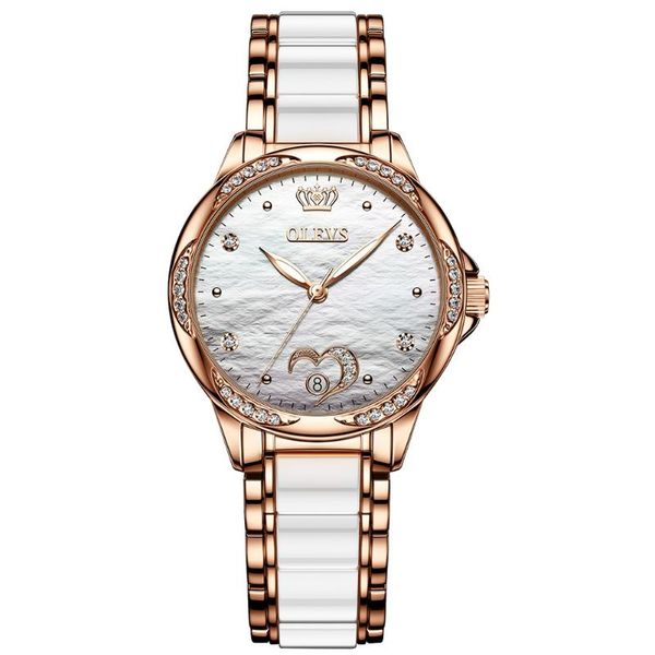 

wristwatches original automatic watch gold women watches ladies creative steel women's bracelet female waterproof clock, Slivery;brown