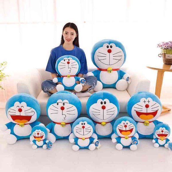 

genuine doraemon plush toy beiku dingdang blue fat robot cat doll