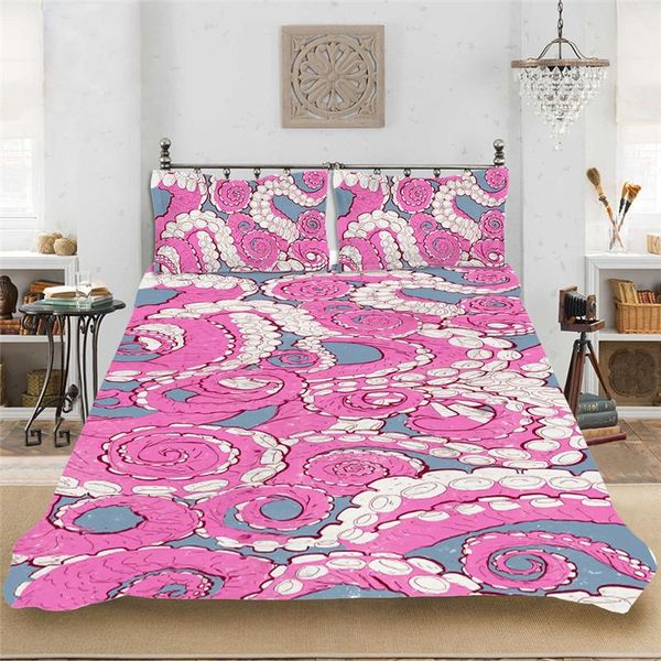 

bedding sets home textile animal dog print down bed cover pillowcase  king large size set for children bedroom