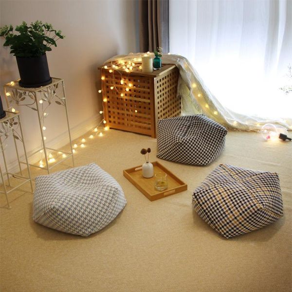 

cushion/decorative pillow lazy seat cushion floor mat removable and washable stool household cotton futon tatami pressure resistance