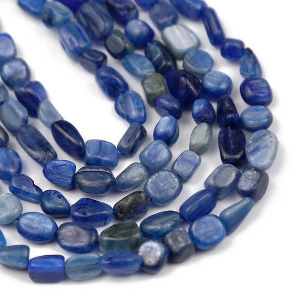 

other natural stone blue kyanite beads irregular spacer loose for diy jewelry charm bracelets necklace making 4~8mm 15inch