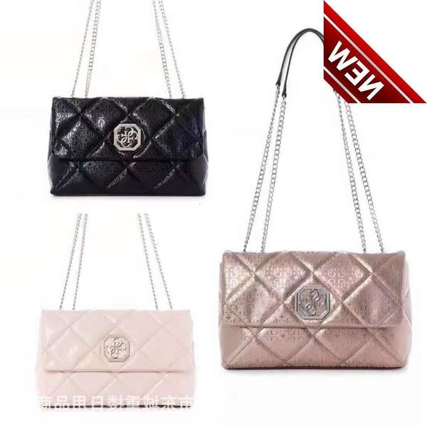 

2022 new gs gloss glue bright face women's chain single shoulder messenger bag fashion versatile large capacity